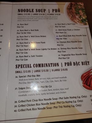 Menu photo 6 Saigon Pho East Hanover, NJ