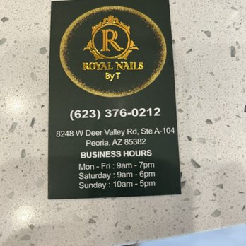 Royal Nails by T - Beautiful new logo! - Nail Salons Near Me - Peoria, Arizona Royal Nails by T - Beautiful new logo! - Nail Salons Near Me - Peoria, Arizona