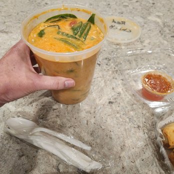 Desert Thai - Excellent Red Curry with Chicken.  Highly recommended. $16 - Thai Near Me - Cathedral City, California