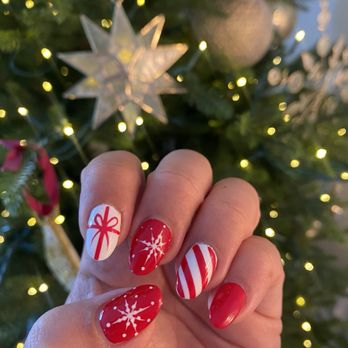 Creative Touch Nail Salon - Beautiful Christmas design - Nail Salons Near Me - Los Angeles, California Creative Touch Nail Salon - Beautiful Christmas design - Nail Salons Near Me - Los Angeles, California