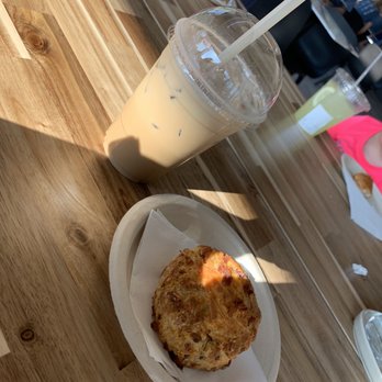 Cure Bakery & Coffee - Iced coffee and scone - Bakeries Near Me - Austin, Texas
