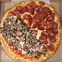 Seasons Pizza - Double Pepperoni - Double Mushroom Large Pizza