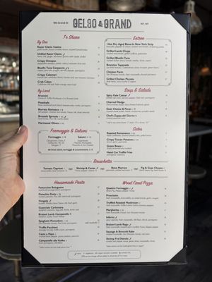 Menu photo 5 Gelso & Grand New York, NY