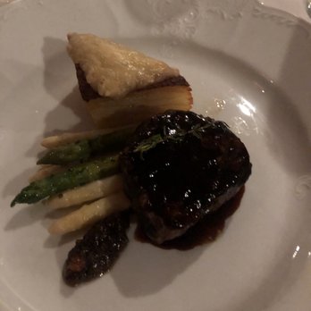 The Smokehouse Restaurant - Filet with potato and asparagus - French Near Me - Taneytown, Maryland The Smokehouse Restaurant - Filet with potato and asparagus - French Near Me - Taneytown, Maryland