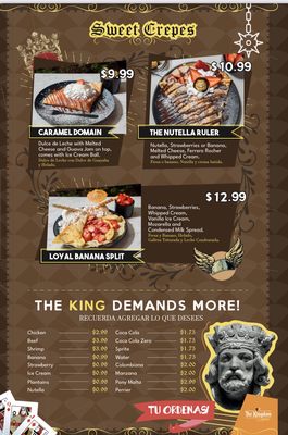 Menu photo 1 The kingdom Creperie Greenacres, FL Menu photo 1 The kingdom Creperie Greenacres, FL