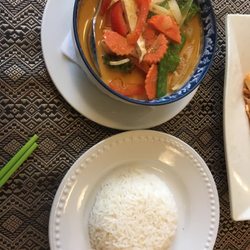 Mai Café - Vegetable curry, comes with rice