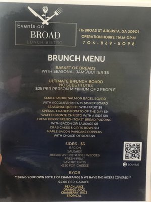 Menu photo 3 Events on Broad Bistro Augusta, GA Menu photo 3 Events on Broad Bistro Augusta, GA