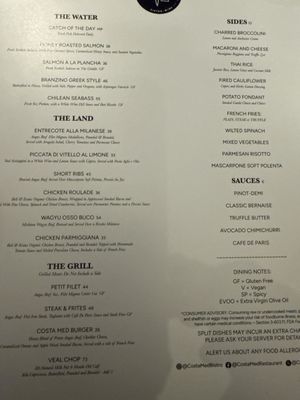 Menu photo 2 Costa Med Bistro + Wine Key Biscayne, FL