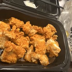 Church's Chicken - I don't know who told them that this are boneless wing??? I bet Popeyes make them better than this thing.