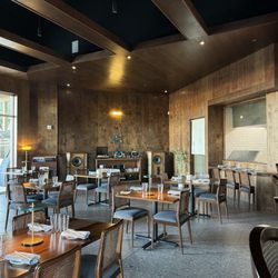Yozora - Dining room interior with immaculate ambiance