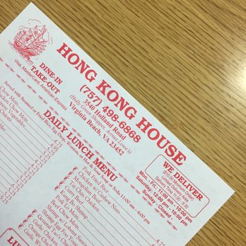 Hong Kong House - Chinese Near Me - Virginia Beach, Virginia