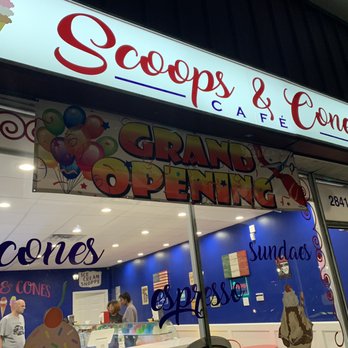 Scoops & Cones Cafe - Front of the store - Desserts Near Me - Wantagh, New York Scoops & Cones Cafe - Front of the store - Desserts Near Me - Wantagh, New York