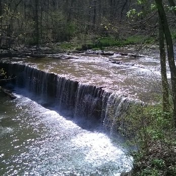 Anderson Falls - the falls are about 12 feet in height and about 100 wide - Parks Near Me - Hartsville, Indiana Anderson Falls - the falls are about 12 feet in height and about 100 wide - Parks Near Me - Hartsville, Indiana