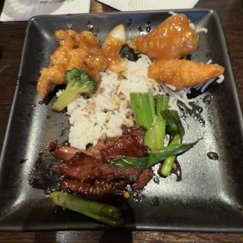 P.F. Chang's - Teriyaki Chicken Mongolian Beef Crispy Honey Chicken steamed rice - Chinese Near Me - Farmington, Utah