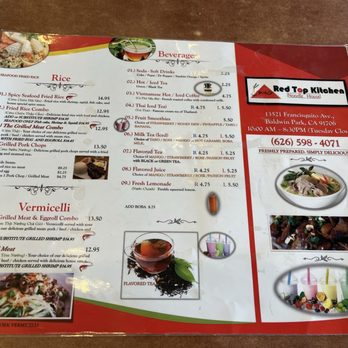 Red Top Kitchen - 01/18/25 - Vietnamese Near Me - Baldwin Park, California