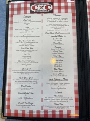 Menu photo 2 C&C Classic Diner Raymond, WA Menu photo 2 C&C Classic Diner Raymond, WA