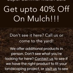 Austin Landscape Supplies - Did not honor "Super summer mulch sale"