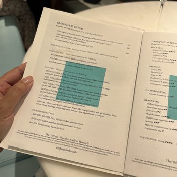 The Tiffany Blue Box Cafe - Cafes Near Me - London, XGL The Tiffany Blue Box Cafe - Cafes Near Me - London, XGL