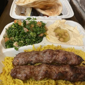 Skewer - Lamb plate - Lebanese Near Me - Los Angeles, California Skewer - Lamb plate - Lebanese Near Me - Los Angeles, California