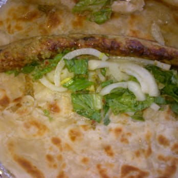 Jasmin's Indian Cuisine - inside the Chicken Kebab Roll - Indian Near Me - Houston, Texas Jasmin's Indian Cuisine - inside the Chicken Kebab Roll - Indian Near Me - Houston, Texas
