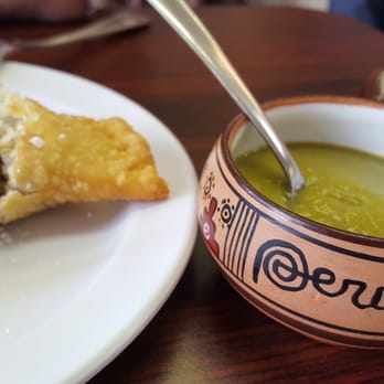 Peru Cafe Express - Beef empanadas with the hot salsa - Peruvian Near Me - Houston, Texas