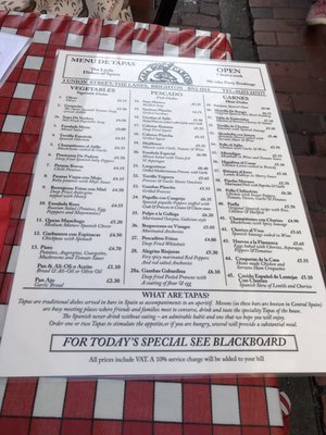 Menu photo 1 Casa Don Carlos Brighton, BNH