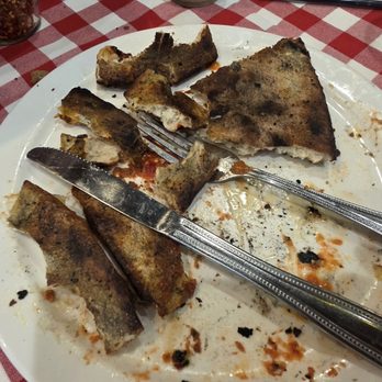 Grimaldi's Pizzeria - Black carbon/ash on crust. - Pizza Near Me - Allen, Texas