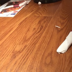 Pizza Hut - Paper on table
