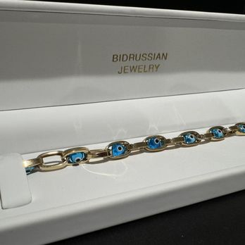 Bidrussian Jewelry - Evil eye gold bracelet - Jewelry Near Me - Glendale, California Bidrussian Jewelry - Evil eye gold bracelet - Jewelry Near Me - Glendale, California
