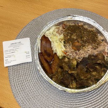 Elma's Kitchen - a plate of food on a table - Caribbean Near Me - Plainfield, New Jersey