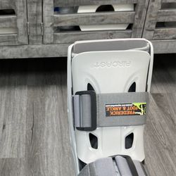 Frederick Foot and Ankle: MD - WV - Da' boot for right foot, picking up air heal for right today.
