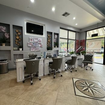 Angel Nail & Spa - Front area for nails - Nail Salons Near Me - Vacaville, California Angel Nail & Spa - Front area for nails - Nail Salons Near Me - Vacaville, California