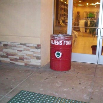 Alien Fresh Jerky - Aliens sure landed on hard times if they're eating out of a trash can in Baker, Ca. - Meat Shops Near Me - Baker, California