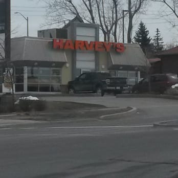 Harvey's - a view of a busy intersection - Burgers Near Me - Kingston, Ontario