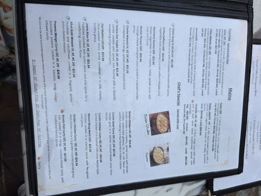 Menu photo 3 Sarva Indian Cuisine Boston, MA