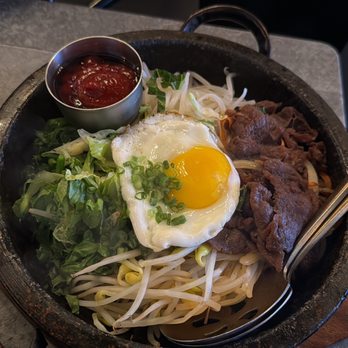 The Crew - Bibimbap w beef - Korean Near Me - San Francisco, California The Crew - Bibimbap w beef - Korean Near Me - San Francisco, California
