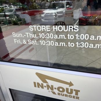 In-N-Out Burger - 5/26/24 FYI. Business hours. - Fast Food Near Me - Sacramento, California In-N-Out Burger - 5/26/24 FYI. Business hours. - Fast Food Near Me - Sacramento, California