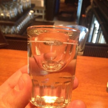 Wood N Tap - shot glass that is more glass than shot. - American Near Me - Wallingford, Connecticut Wood N Tap - shot glass that is more glass than shot. - American Near Me - Wallingford, Connecticut