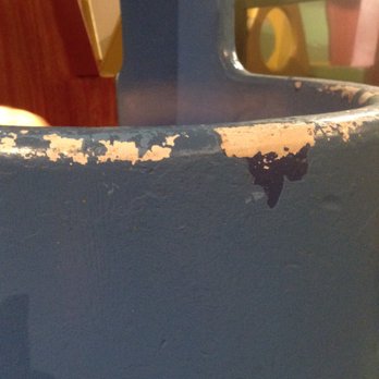 Duke Energy Children's Museum - This is about how EVERYTHING looks. Chipped paint, torn rugs, scuff marks and finger prints everywhere. - Children's Museums Near Me - Cincinnati, Ohio