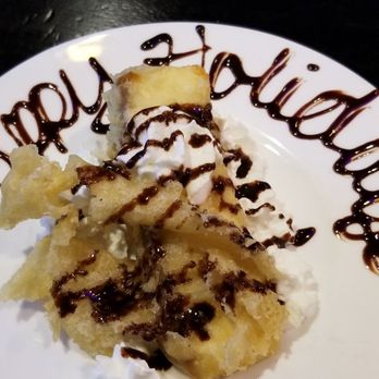 Go Fish Sushi - Fried cheesecake for the holidays :) - Japanese Near Me - Broomfield, Colorado