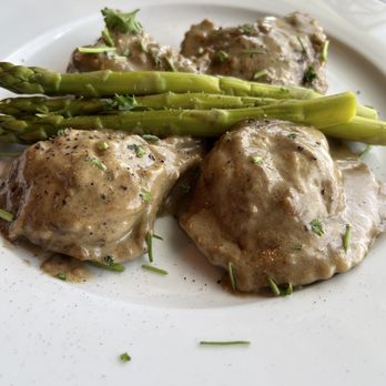Yellow Dog Cafe - Mushroom Ravioli (seasonal special) - Seafood Near Me - Malabar, Florida Yellow Dog Cafe - Mushroom Ravioli (seasonal special) - Seafood Near Me - Malabar, Florida