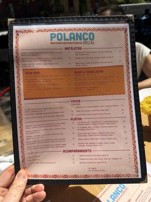 Menu photo 1 Polanco Social New York, NY