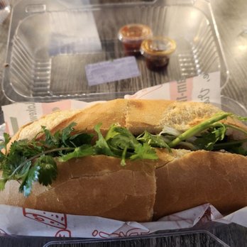Banh Mi Ba Ba - My BBQ Pork Banh Mi. This was a wonderful sandwich! - Vietnamese Near Me - Lakewood, Washington Banh Mi Ba Ba - My BBQ Pork Banh Mi. This was a wonderful sandwich! - Vietnamese Near Me - Lakewood, Washington