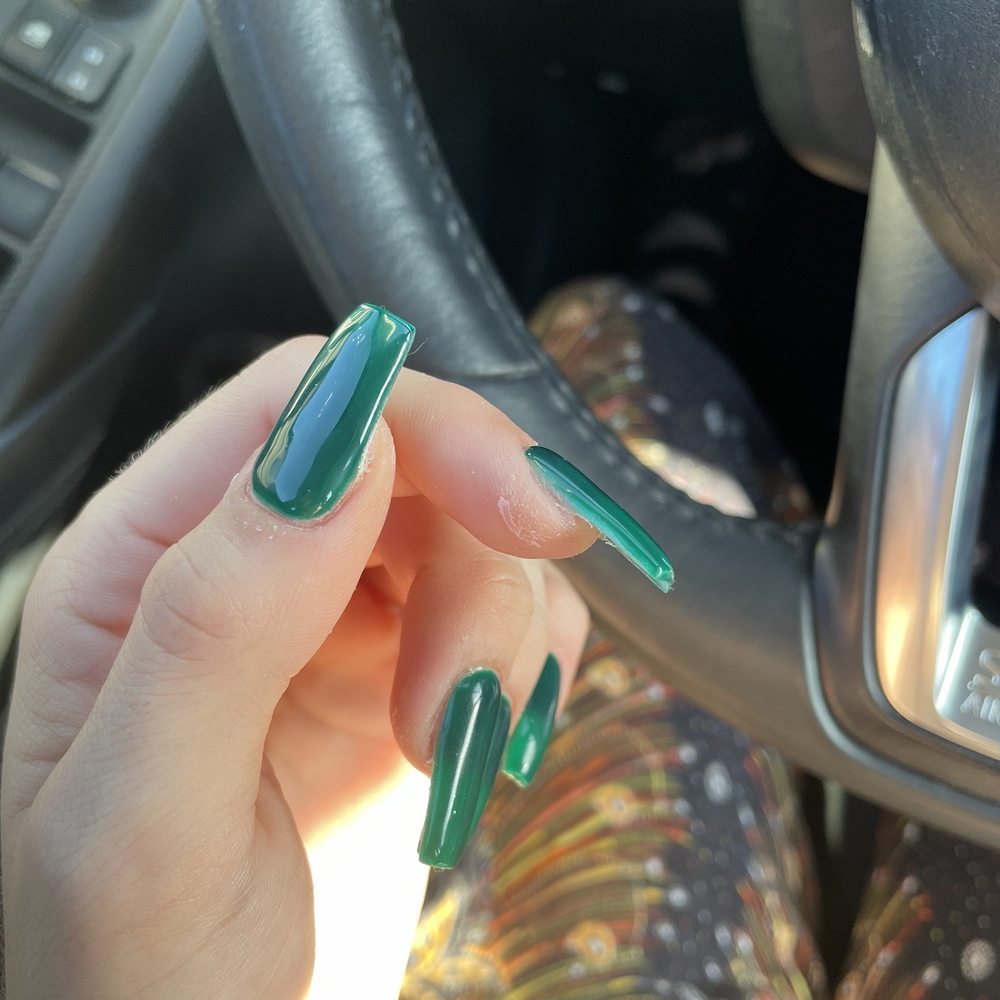 CQ Nails - dried acrylic over my fingers, after leaving the shop. - Nail Salons Near Me - Woodland Hills, California CQ Nails - dried acrylic over my fingers, after leaving the shop. - Nail Salons Near Me - Woodland Hills, California