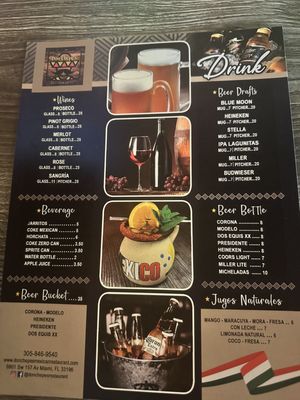 Menu photo 7 Don Chepe's Miami, FL