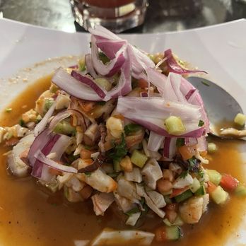 Mariscos El Chuy #2 - Ceviche Mixta ! (I messed it up a bit lol but it was on point!) - Seafood Near Me - Hawthorne, California Mariscos El Chuy #2 - Ceviche Mixta ! (I messed it up a bit lol but it was on point!) - Seafood Near Me - Hawthorne, California