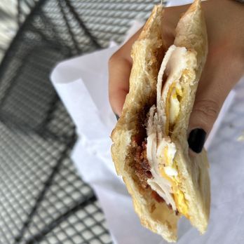 Best Donuts - Bacon, turkey, and egg sandwich - Donuts Near Me - San Ramon, California