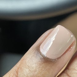 Modish Nails & Spa - So uneven between coats!