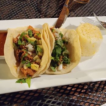 Clouds Brewing - Two tacos - chicken and pork - New American Near Me - Durham, North Carolina Clouds Brewing - Two tacos - chicken and pork - New American Near Me - Durham, North Carolina