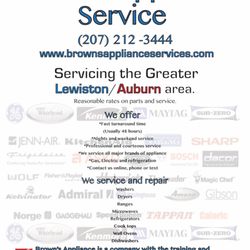Brown's Appliance Service